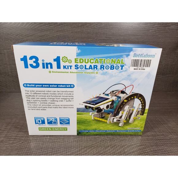 STEM Solar Robot Kit 13 In 1 Educational Environmental Building DIY Science - Picture 4 of 8